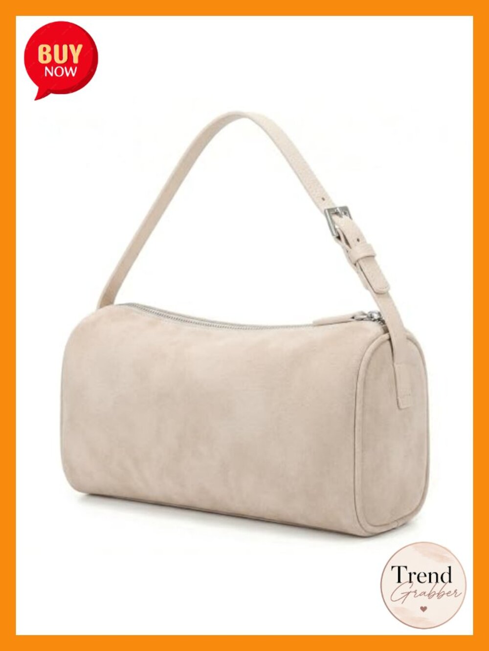 Faux Suede Mini Hobo Bag Crossbody Purse Adjustable Strap Women